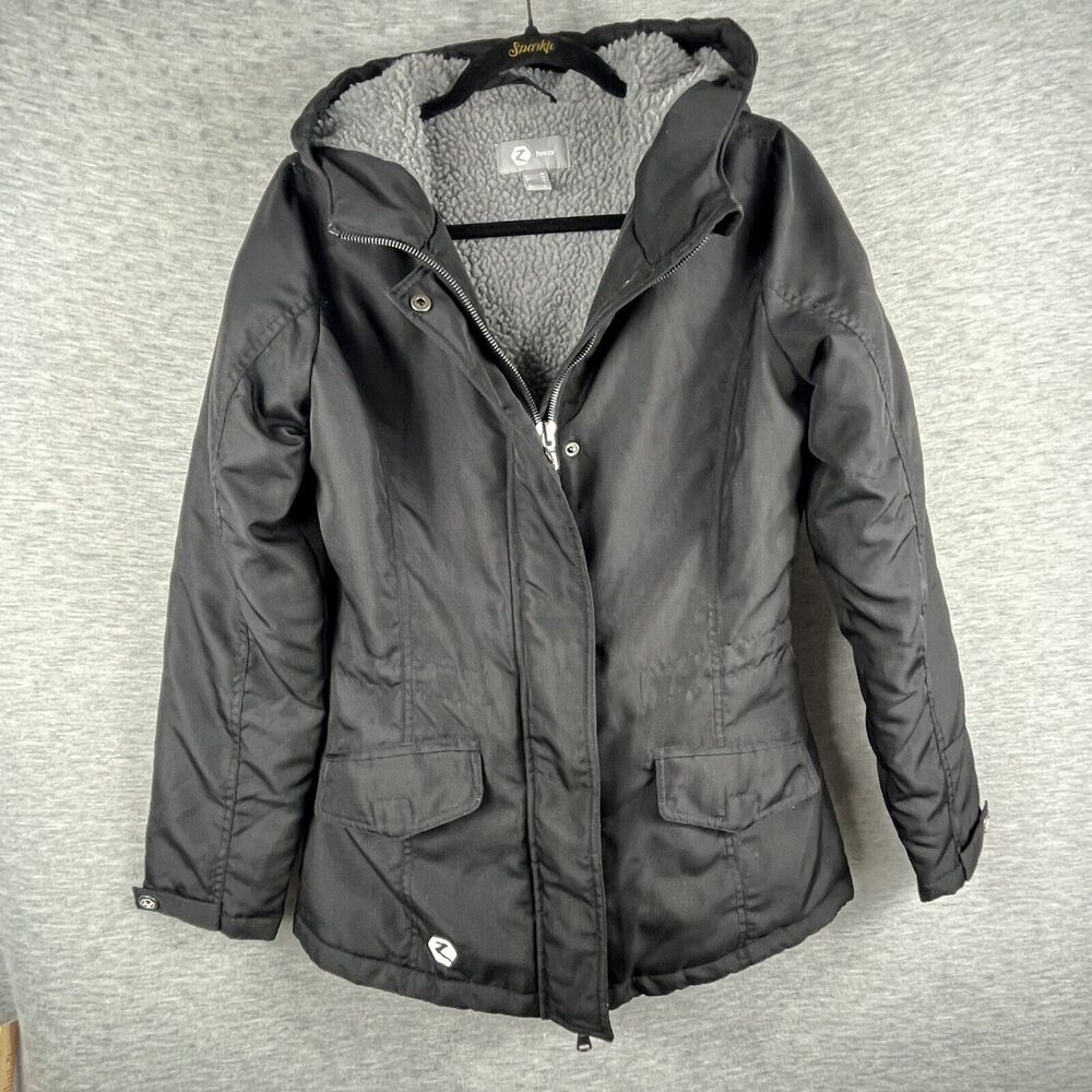 Horze Christa Women’s Parka Jacket Size 6 US Equestrian Fleece Lined
